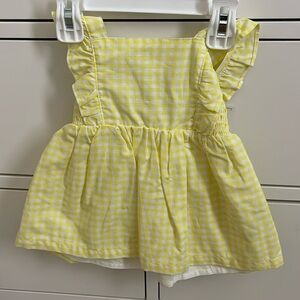 BABY GIRL DRESS WITH DIAPER COVER UP